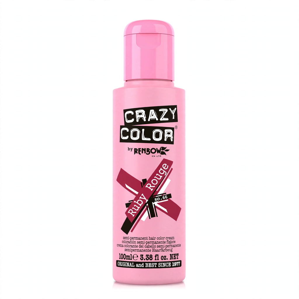 Alternative view of Crazy Color Ruby Rouge Semi-Permanent Hair Dye