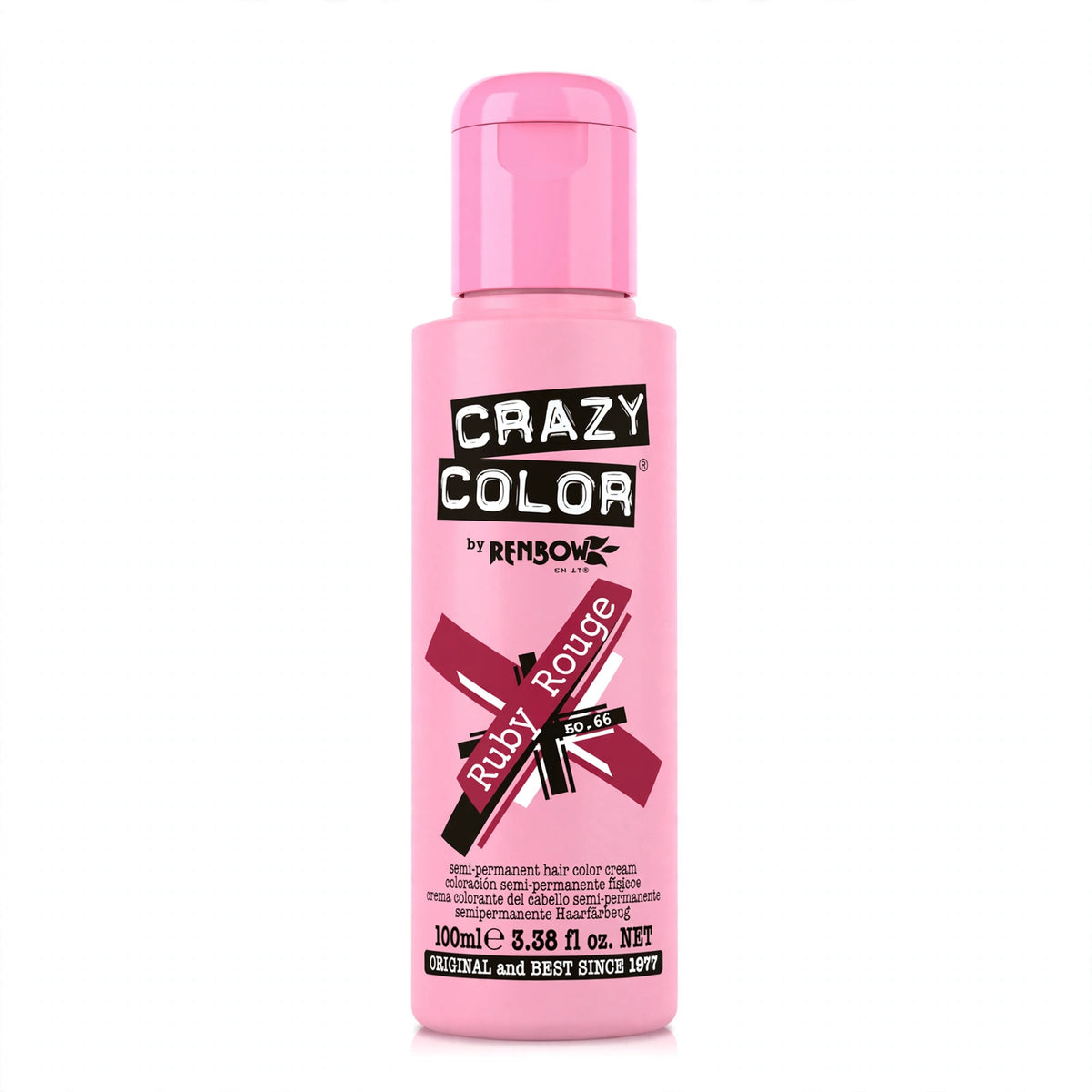 Alternative view of Crazy Color Ruby Rouge Semi-Permanent Hair Dye