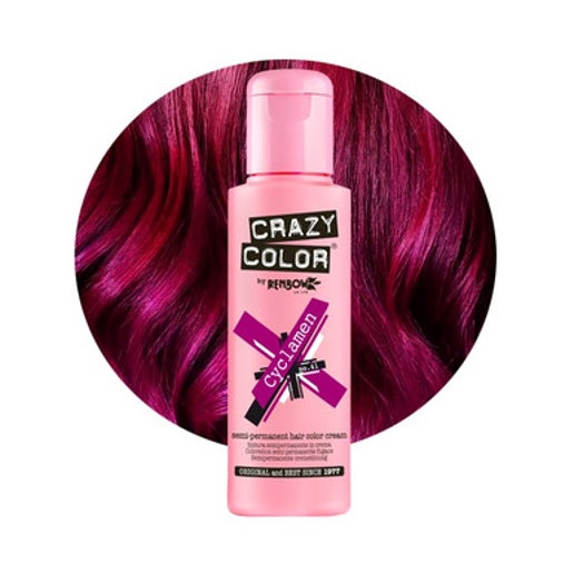 Crazy Color Semi Permanent Hair Dye - Cyclamen Number 41 100ml