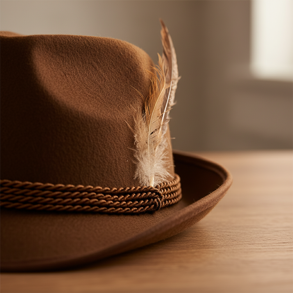 Deluxe Bavarian Oktoberfest Hat - Brown | Merthyr Tydfil | Why Not Shop Online