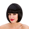 Diva Black Bob Wig in sleek glossy black bob style