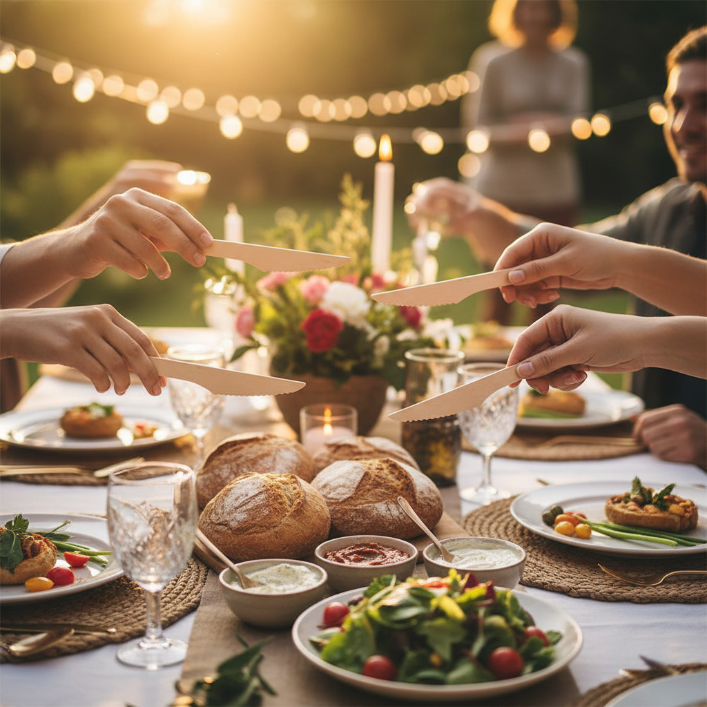 Eco Birchwood Wooden Knives — Garden Party Lifestyle
