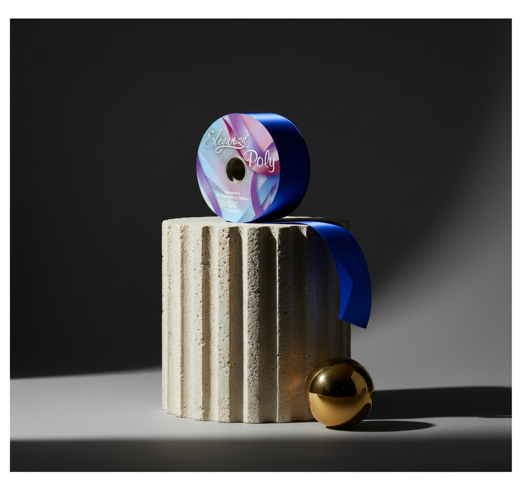 Eleganza Poly Ribbon 50mm x 91m (100yds) Royal Blue