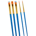 Face Painting Brushes Pack of 5 for detailed designs and vibrant colours