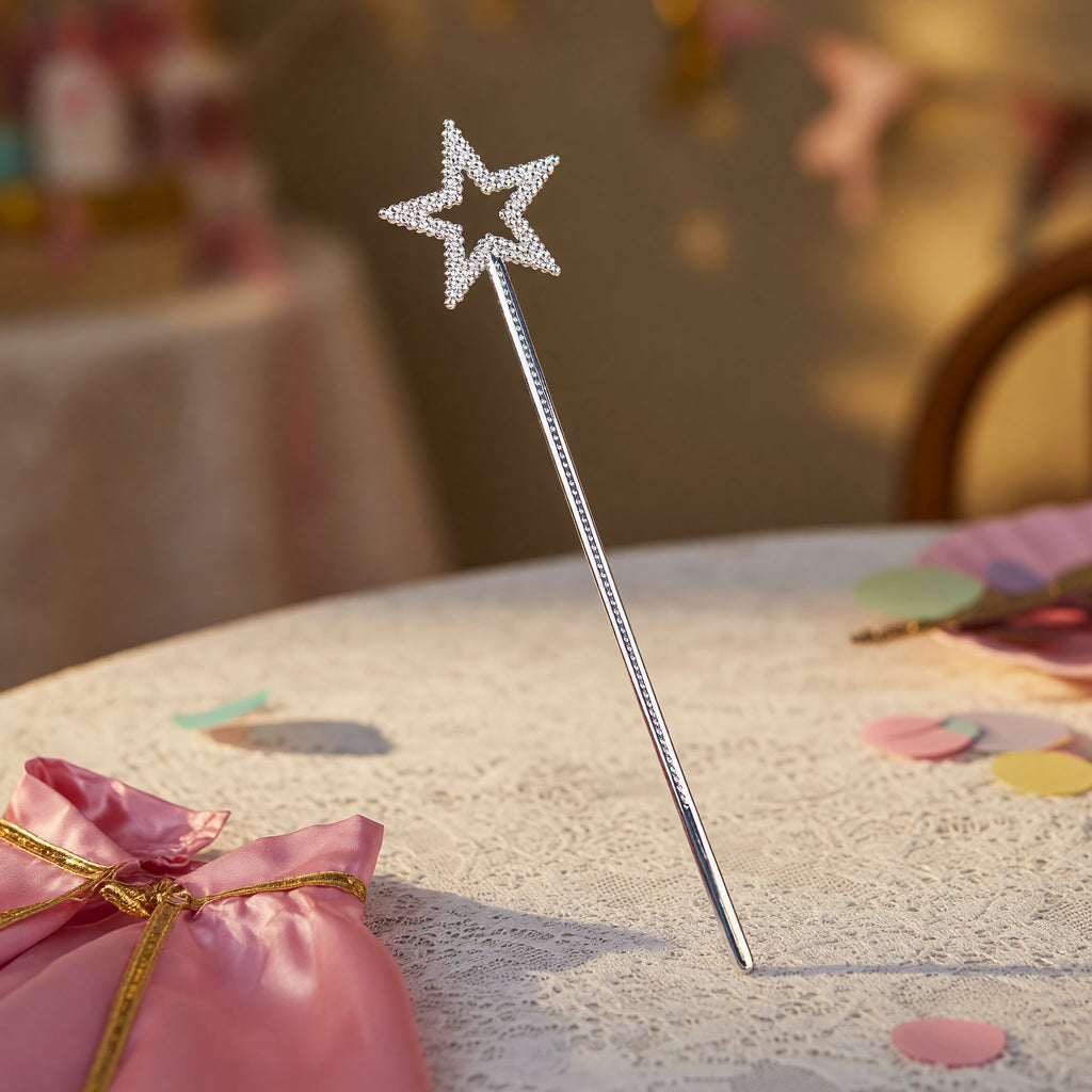 Fairy Wands Silver Plastic 35cm – product image 6