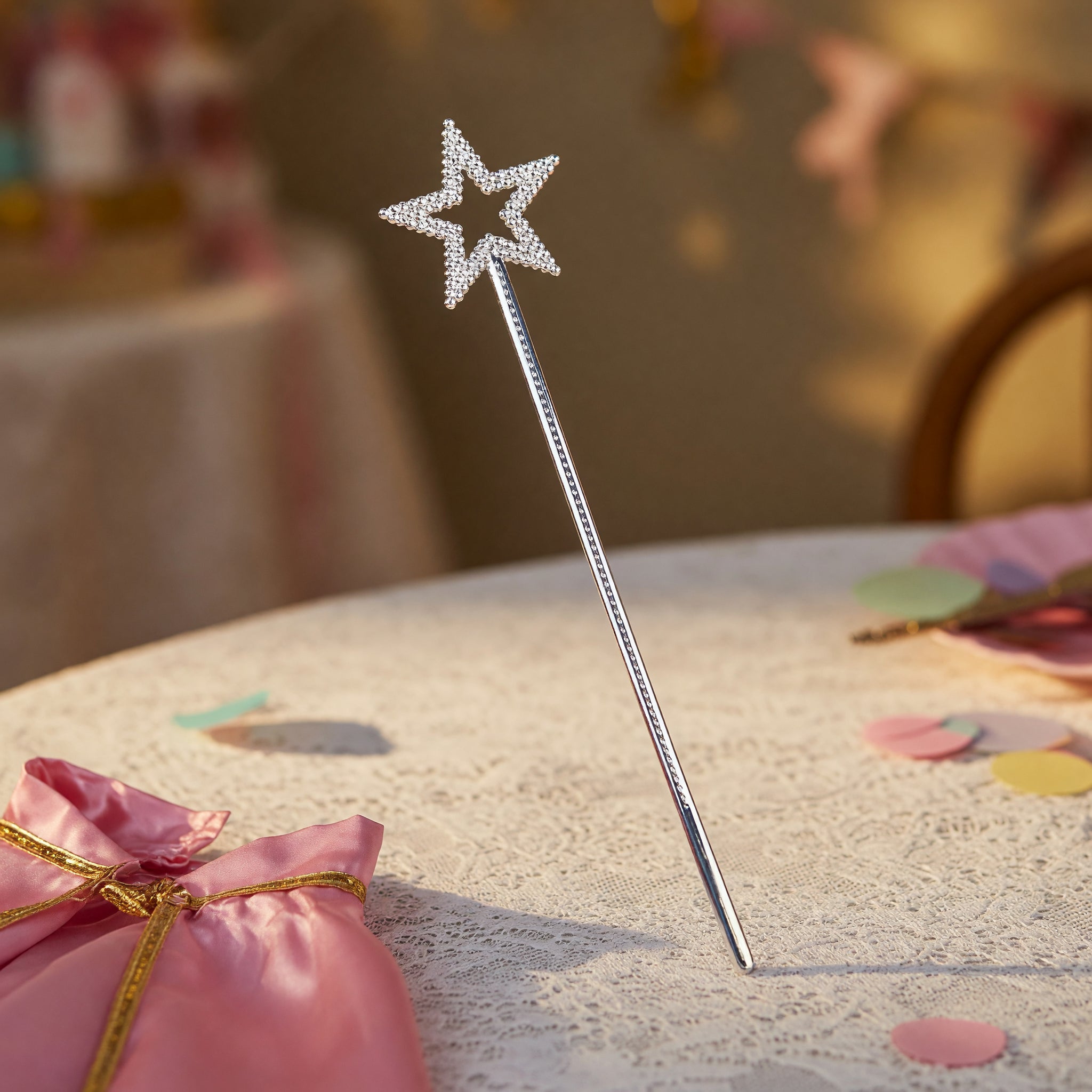 Fairy Wands Silver Plastic 35cm – product image 6