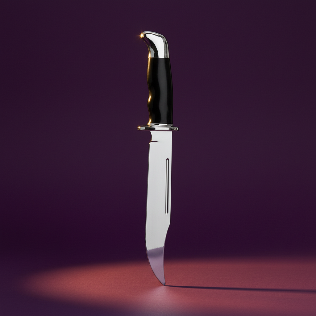 Ghost Face Scream 13" Chrome Bowie Knife | Merthyr Tydfil | Why Not Shop Online