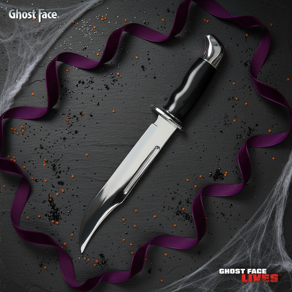 Ghost Face Scream 13" Chrome Bowie Knife | Merthyr Tydfil | Why Not Shop Online