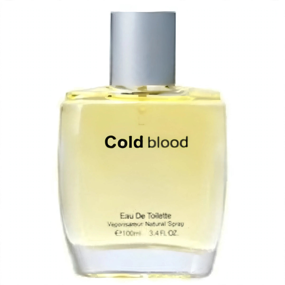 Close-up view of Fine Perfumery Mens Cold Blood 100ml Eau de Toilette spray bottle