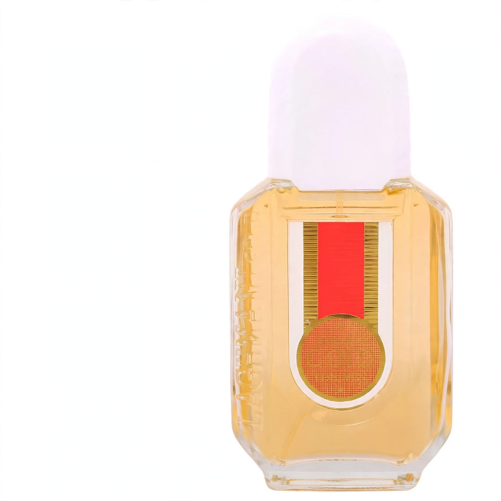 Close-up view of Fine Perfumery Mens Laghmani White Gold 85ml EDT spray bottle