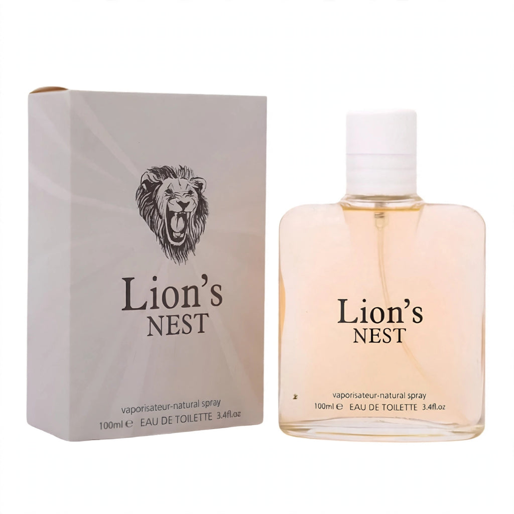 Fine Perfumery Mens Lion's Nest 100ml EDT spray bottle