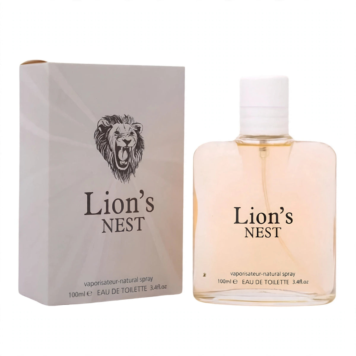 Fine Perfumery Mens Lion's Nest 100ml EDT spray bottle