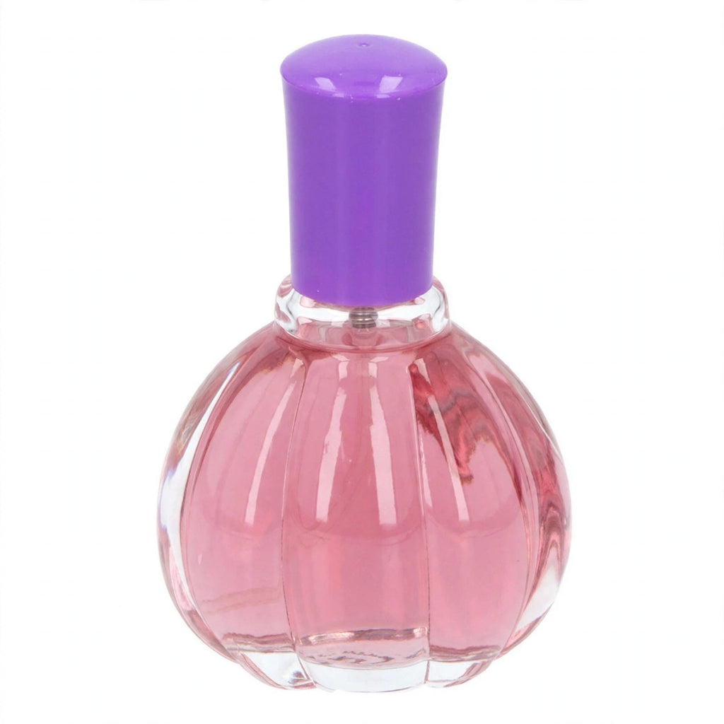 Close-up view of Fine Perfumery Womens Purple Crown Eau de Parfum spray bottle