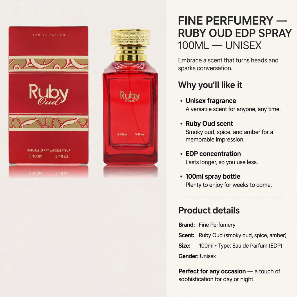 Information on unisex use, long-lasting EDP concentration, and 100ml spray bottle size