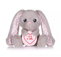 Swizzels Love Heart Bunny It's A Girl 18cm soft plush toy by Whitehouse Leisure — perfect new baby girl gift