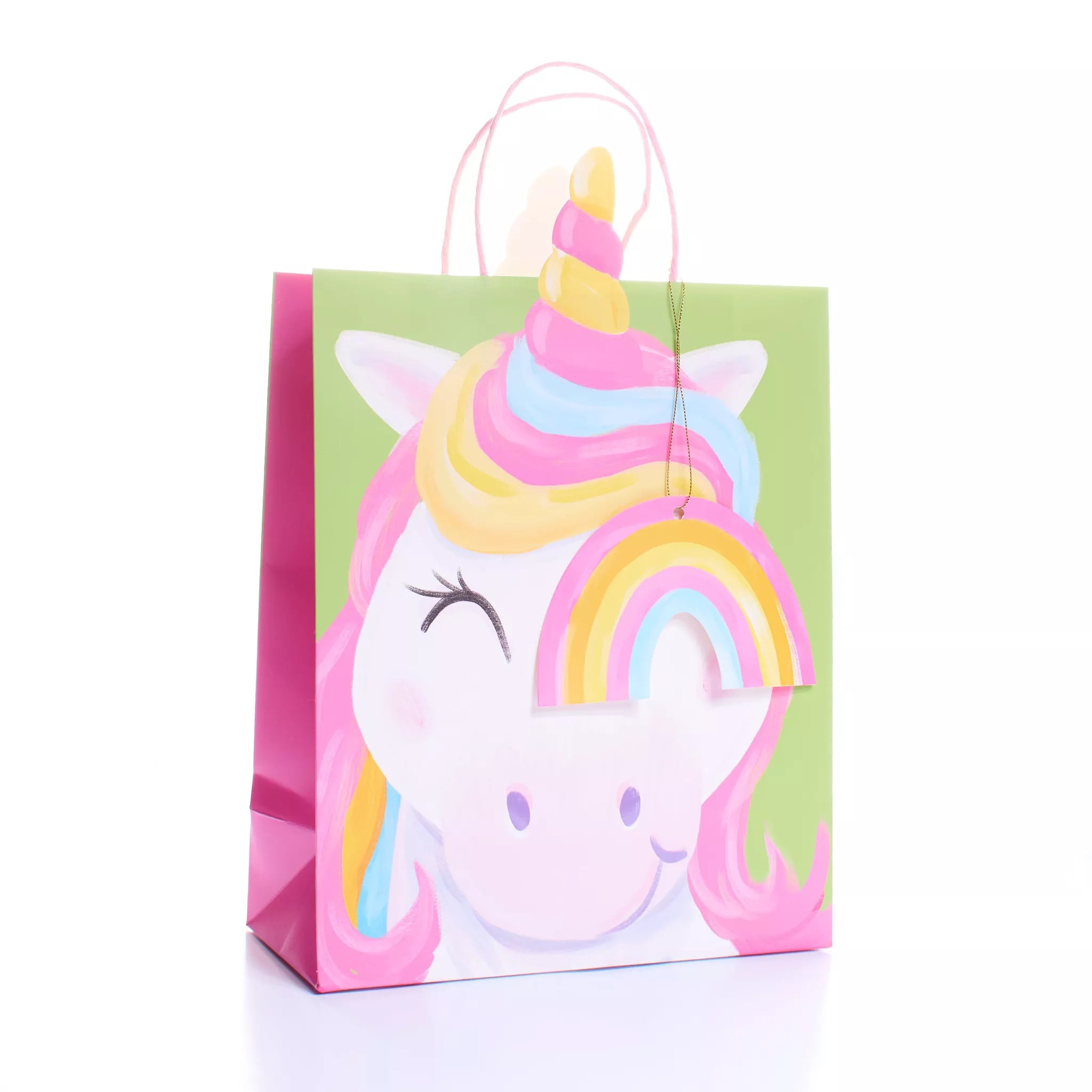 Kids Unicorn Gift Bag Medium Multi-Coloured 9x7.5"