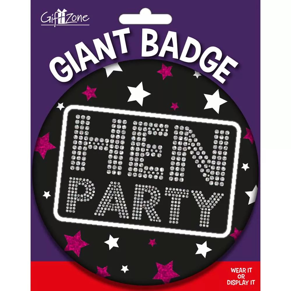 Big Badge Hen Party Bride To Be