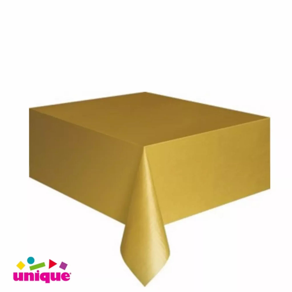 Unique Table Cover Gold 54" x 108"