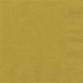 Unique 20 Pack Luncheon Napkins Gold 32.3cm