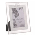 Milestones Gift Photo Frame Silver Age 80 4x6