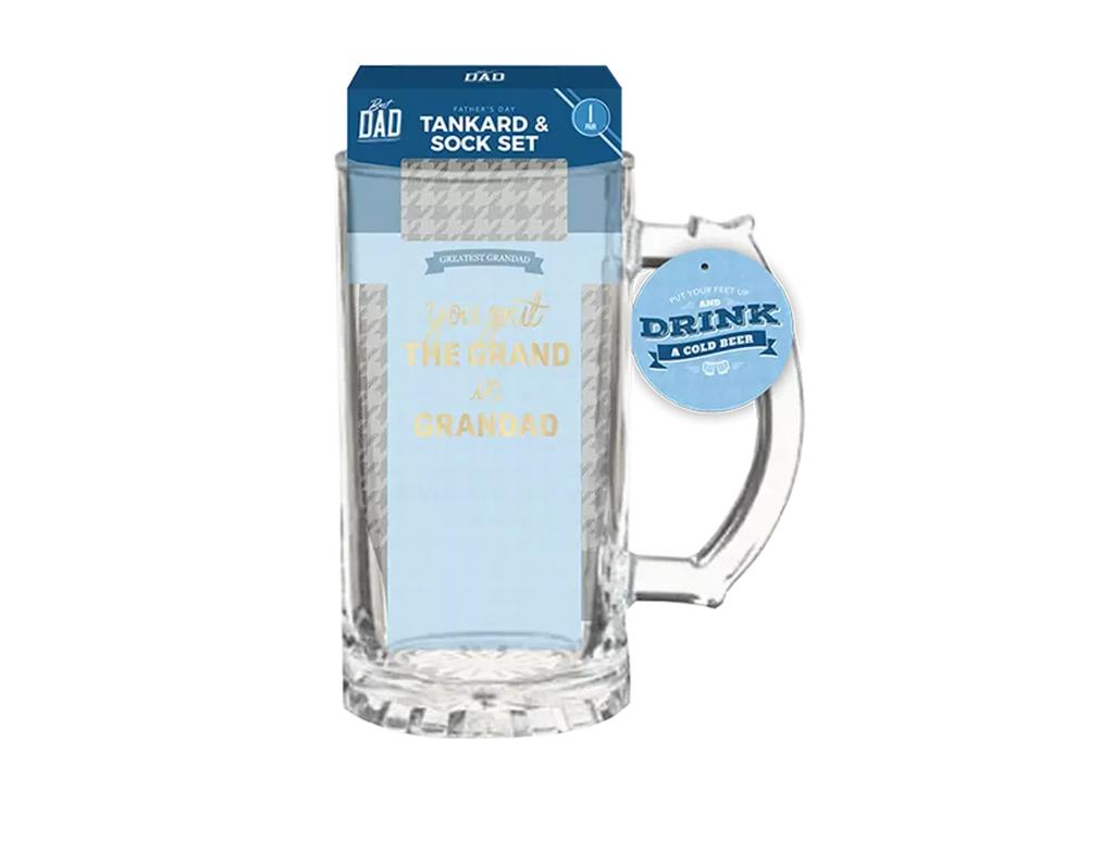 Tankard & Sock Gift Set Grandad