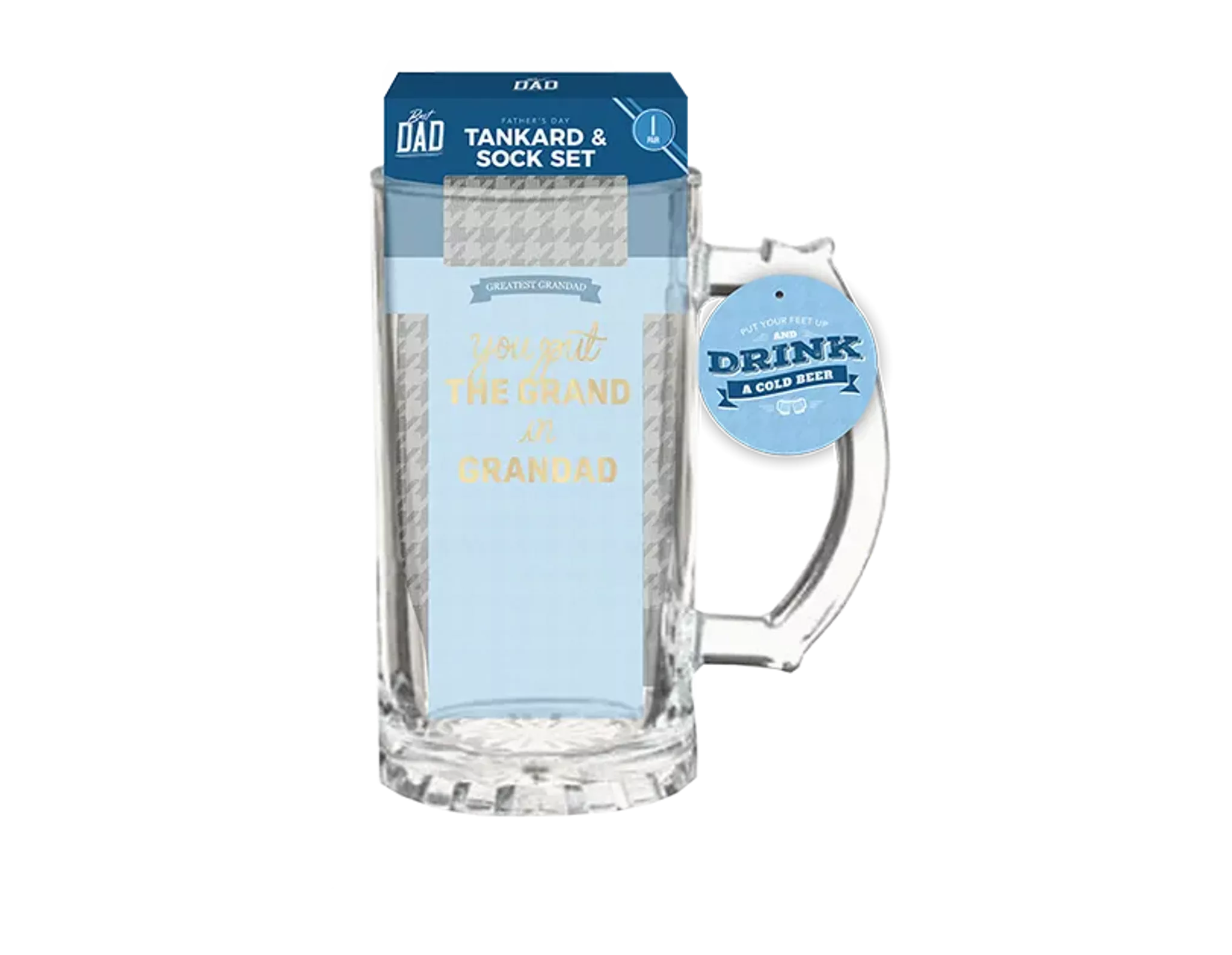 Tankard & Sock Gift Set Grandad