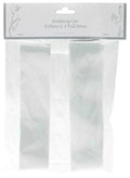 White Wedding Car Ribbon & Pull Bows Pack of 3