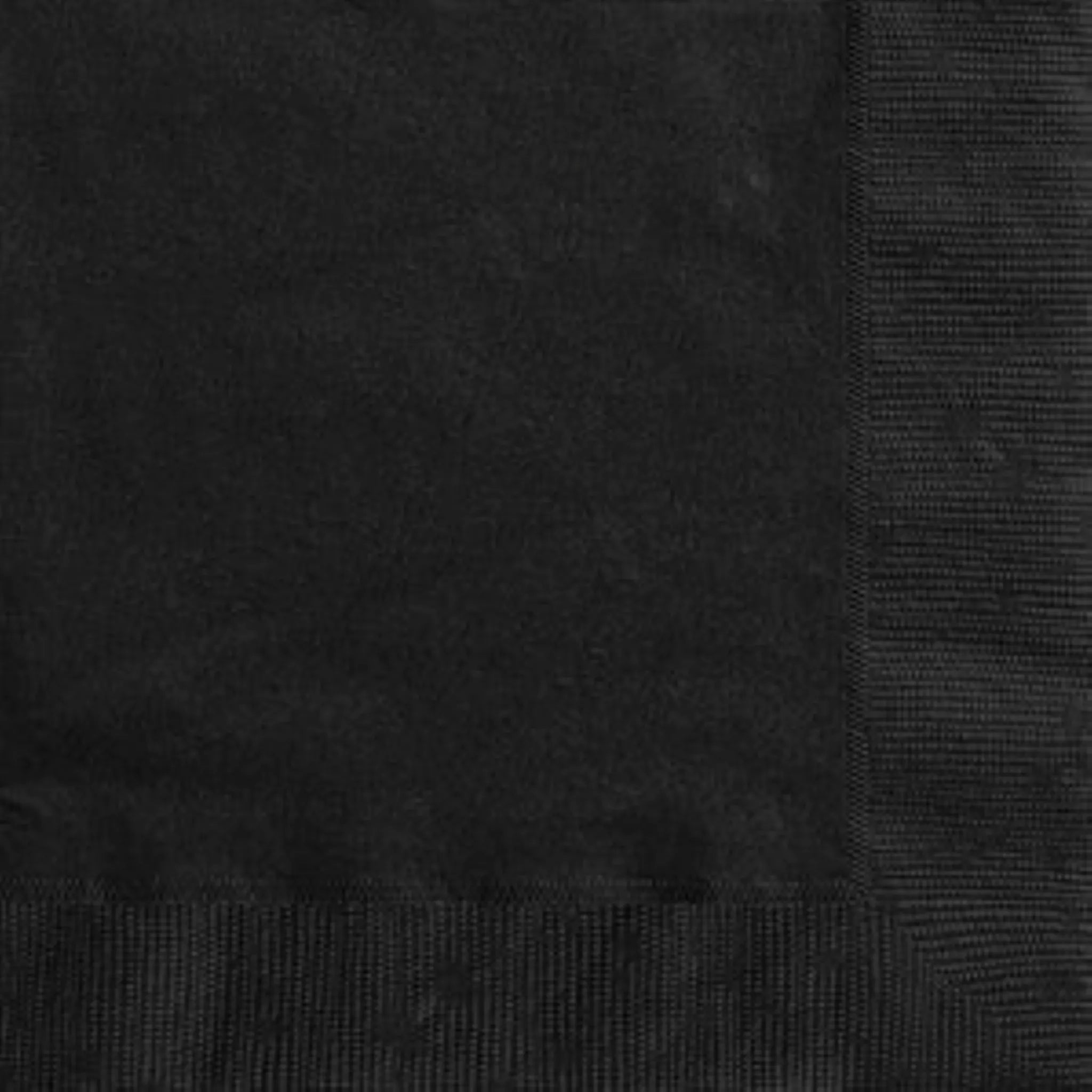 Unique 20 Pack Luncheon Napkins Black 32.3cm