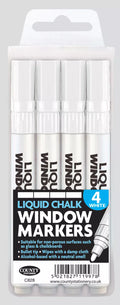 Liquid Chalk White Pens Pack of 4