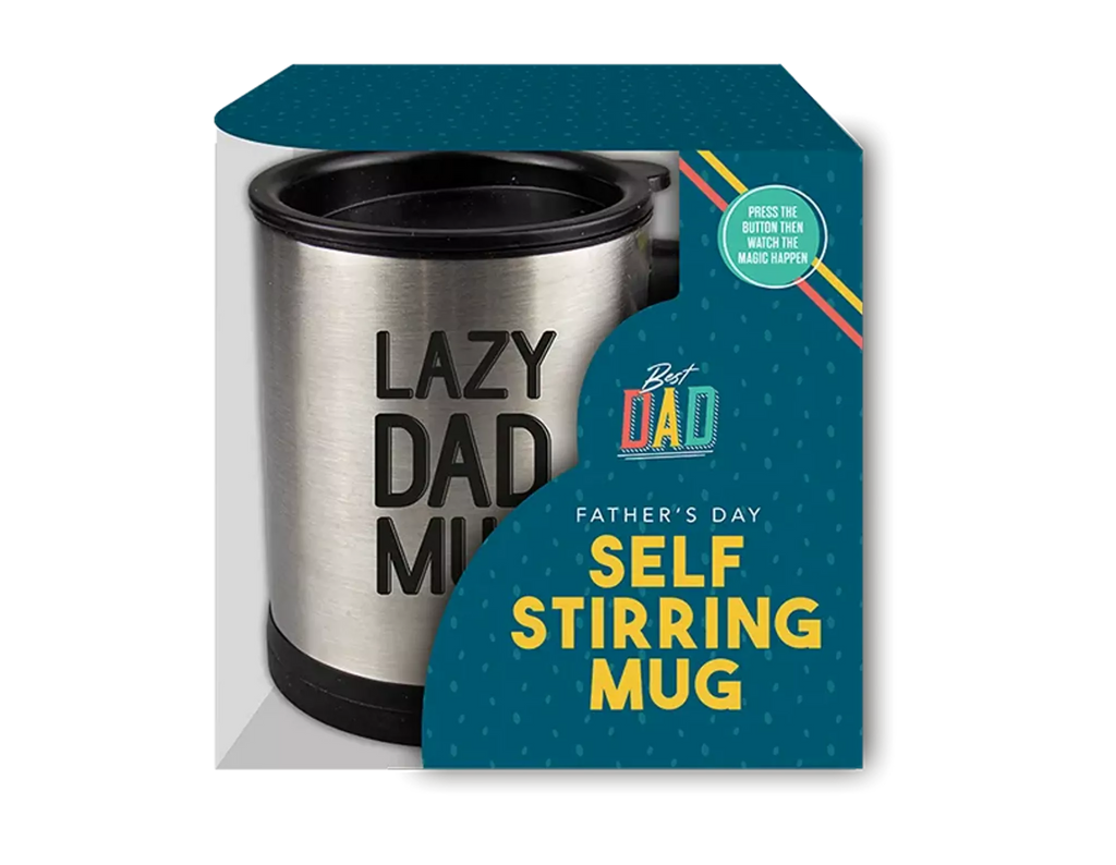 Self Stirring Gift Mug For Dad 12x9cm