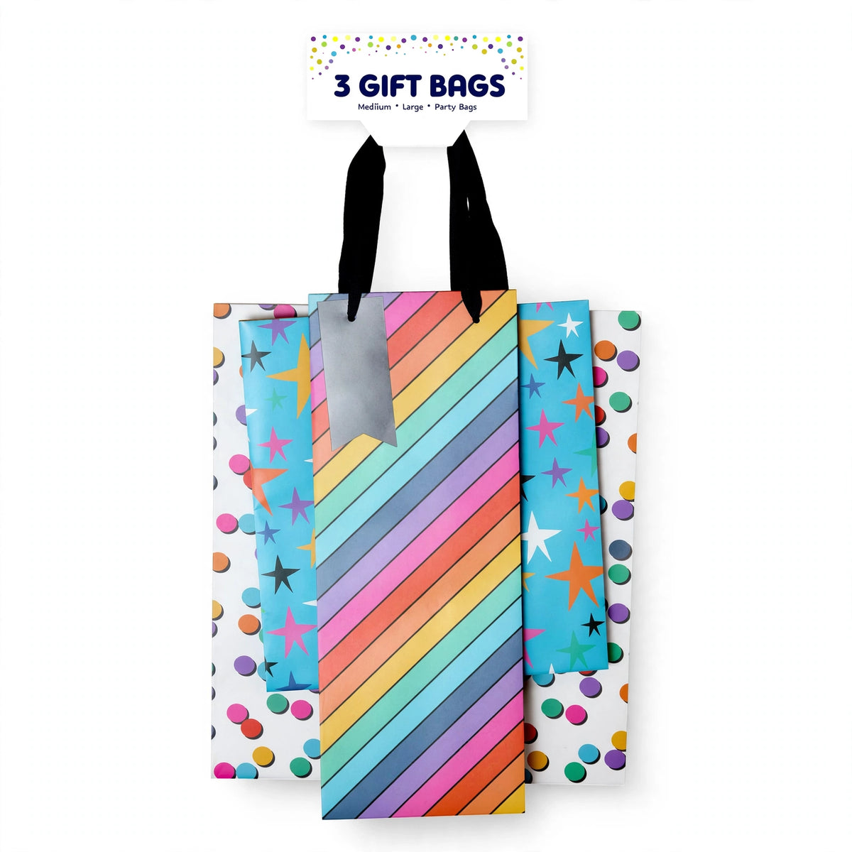 Generic Design Gift Bag Set with multiple paper gift bags in various sizes