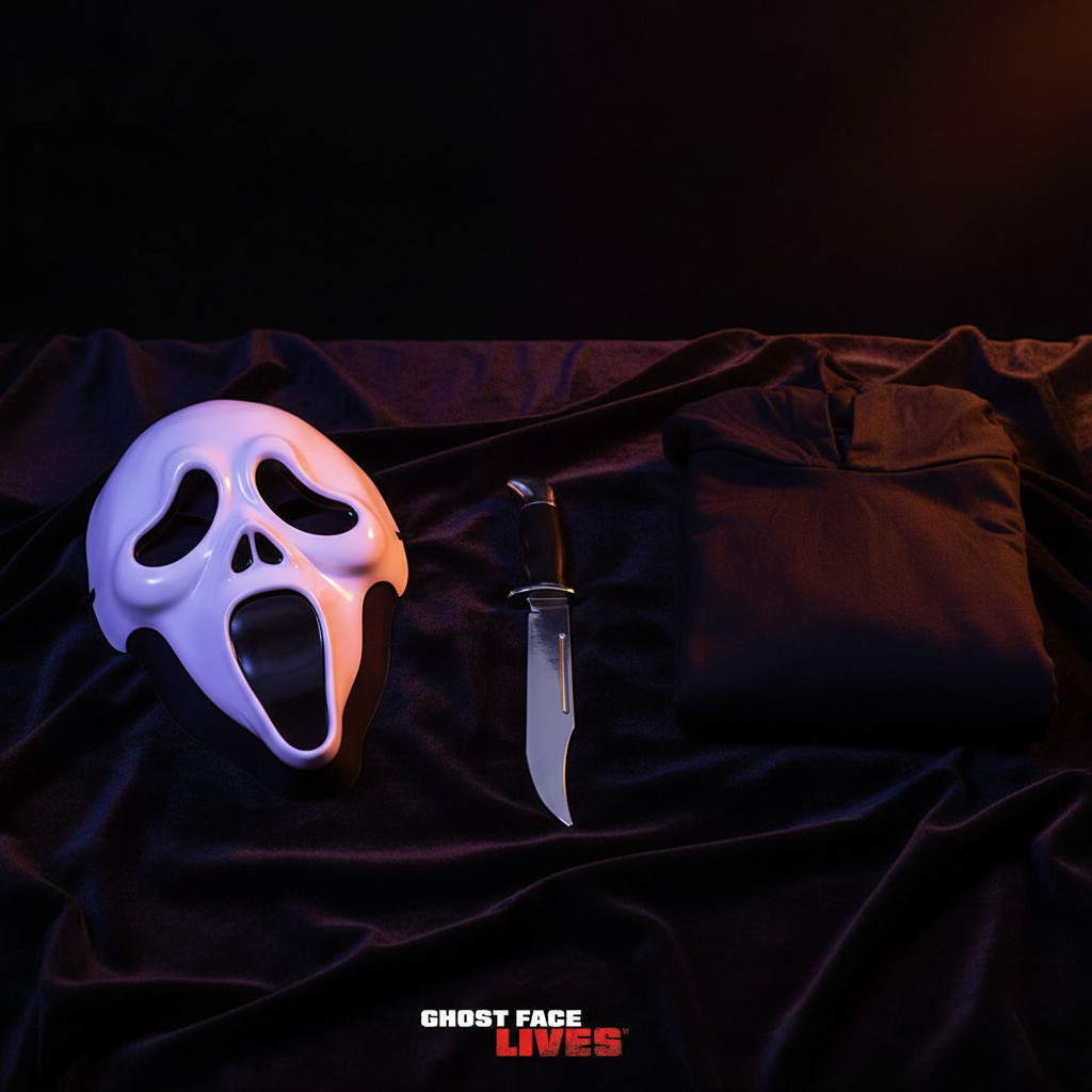 Ghost Face Scream 13" Chrome Bowie Knife | Merthyr Tydfil | Why Not Shop Online