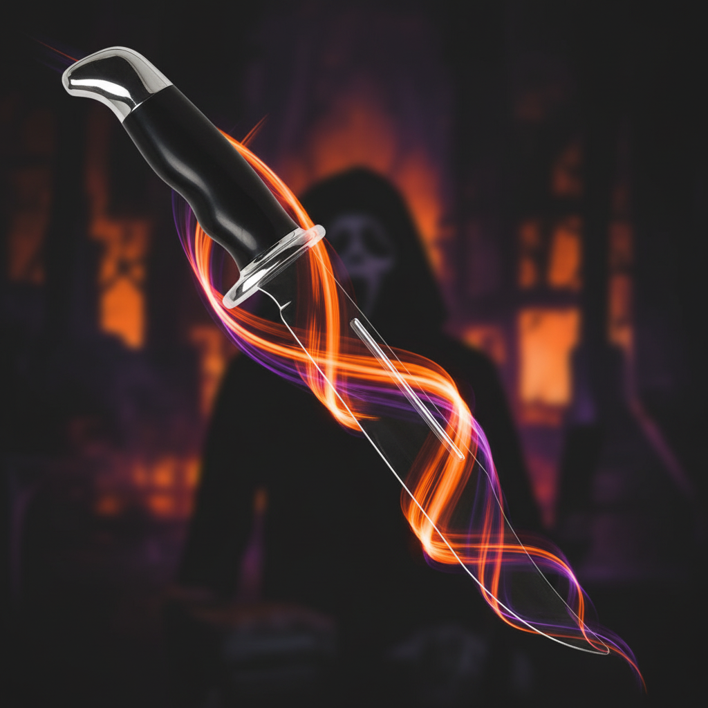 Ghost Face Scream 13" Chrome Bowie Knife | Merthyr Tydfil | Why Not Shop Online