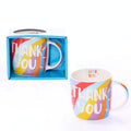 ceramic mug with Thank You design