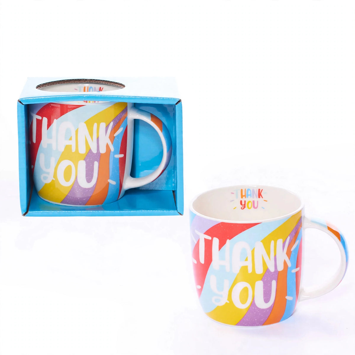 ceramic mug with Thank You design