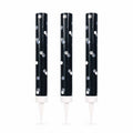 Black Glitz Ice Fountain Cake Decorations pack of three with silver dots