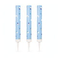 Blue Glitz Ice Fountain Cake Decorations pack of three with reflective dot design and pointed spikes