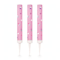 Pink Glitz Ice Fountain Cake Decorations pack of three with pink colour and reflective dots