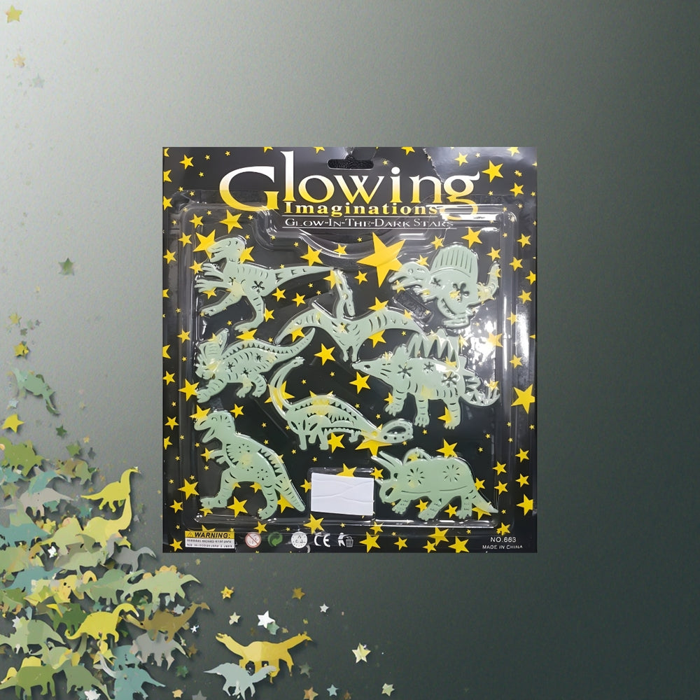 Glow In The Dark Stick On Dinosaurs