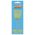 Gold mini sparklers 4.5 inch pack of ten on blue Celebration Station card