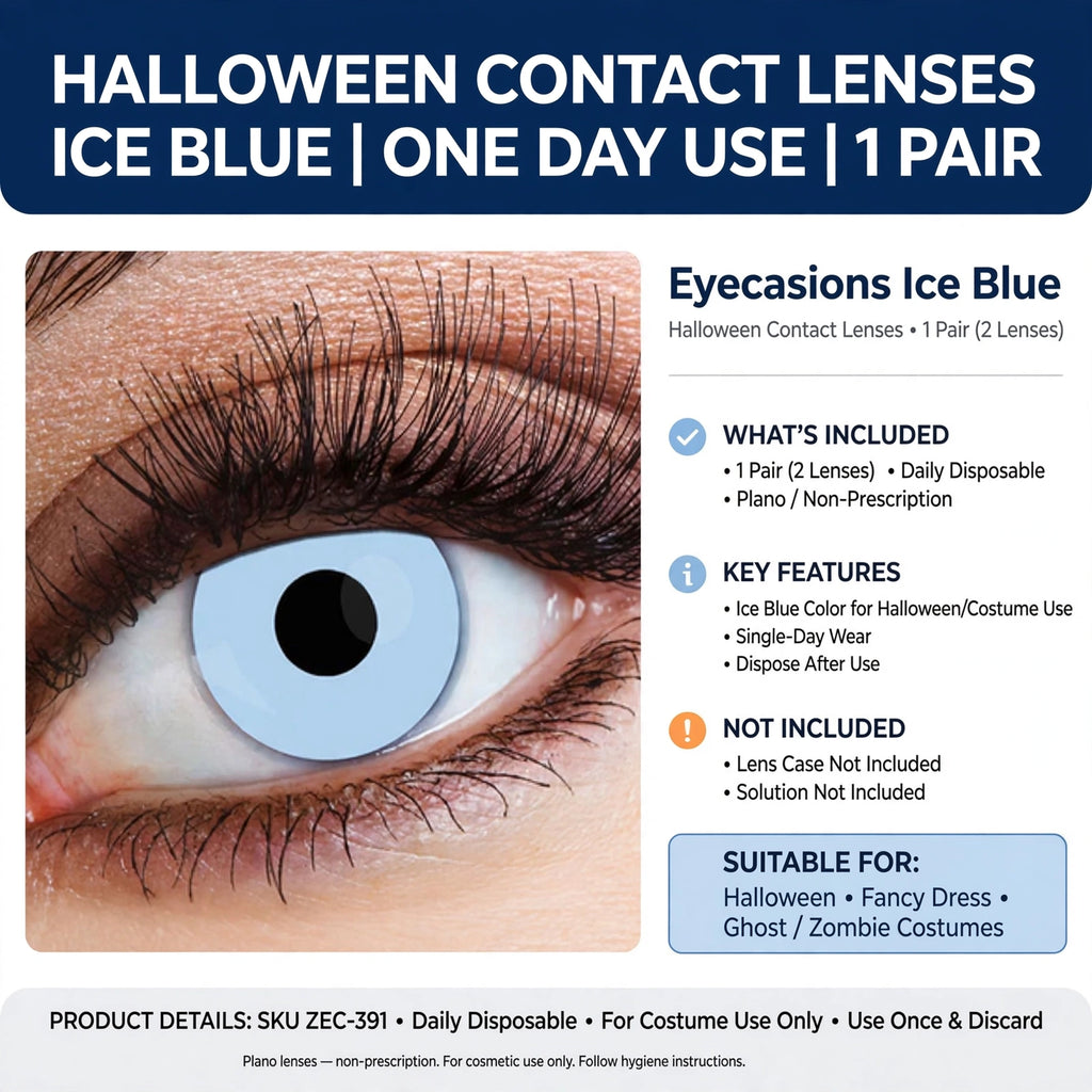 Single-use plano contact lenses sold as a pair