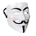 Anonymous Guy Fawkes Mask in white inspired by V for Vendetta
