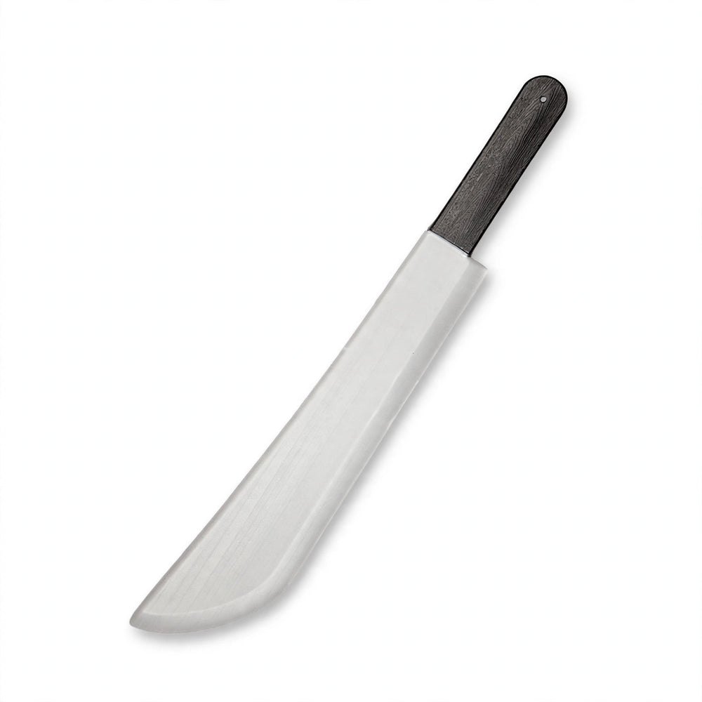 Halloween machete with black and silver design
