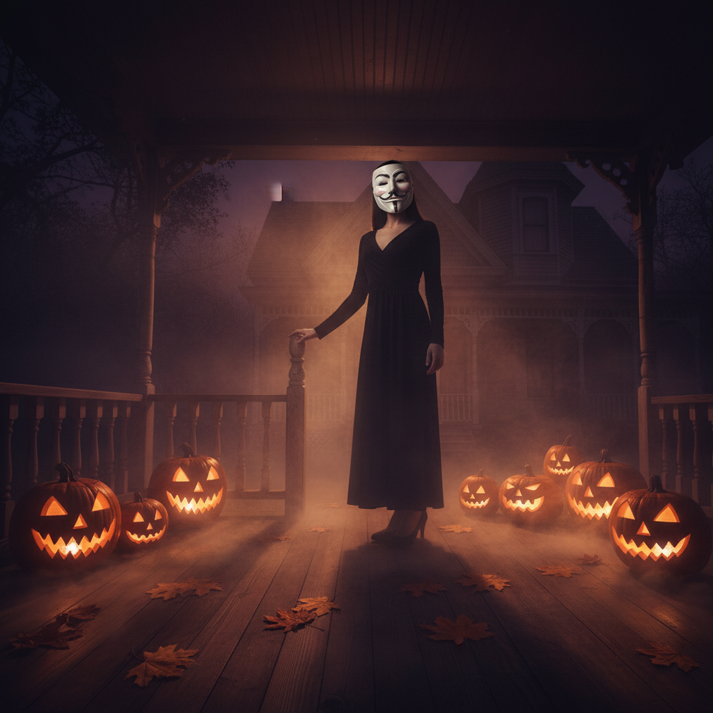 Halloween Good Quality Anonymous Mask | Merthyr Tydfil | Why Not Shop Online