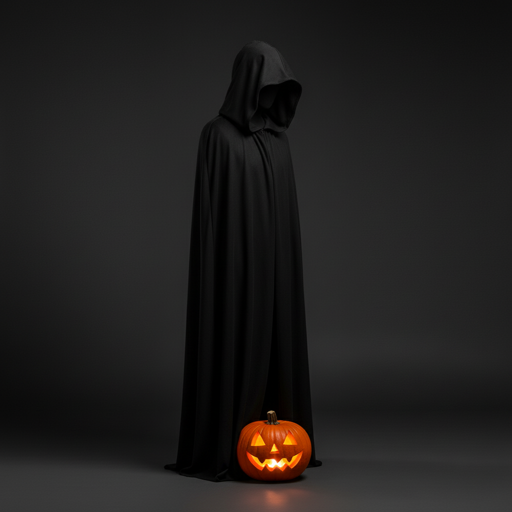 Halloween Black Hooded Cloak For Kids | Merthyr Tydfil | Why Not Shop Online