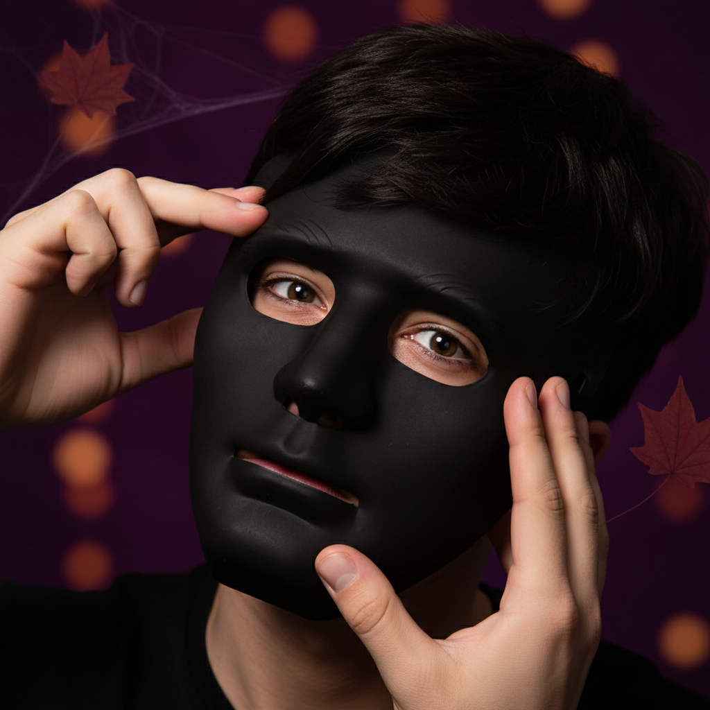 Halloween Good Quality Black Robot Mask | Merthyr Tydfil | Why Not Shop Online