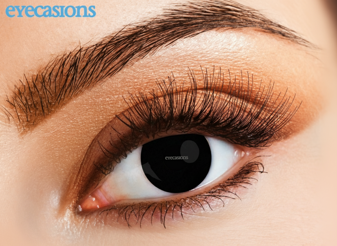 Halloween Contact Lenses One Day Use Black Out One Pair | Merthyr Tydfil | Why Not Shop Online