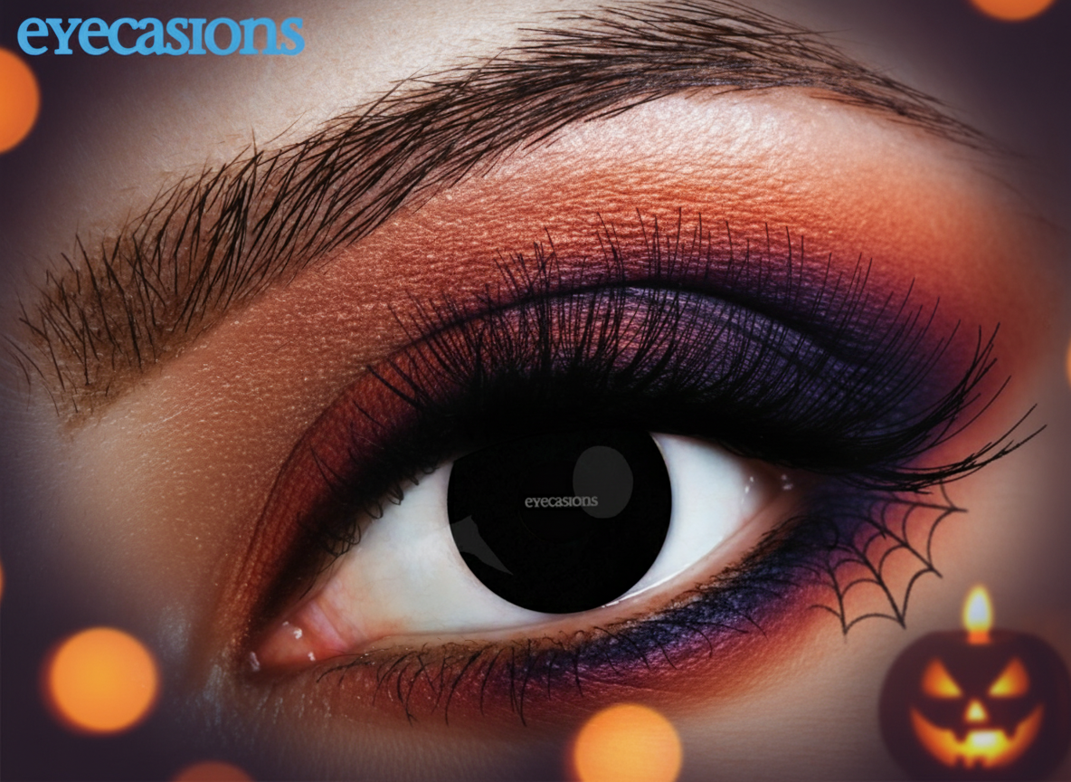 Halloween Contact Lenses One Day Use Black Out One Pair | Merthyr Tydfil | Why Not Shop Online