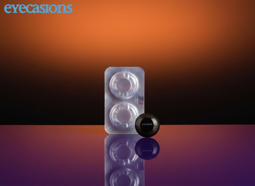 Halloween Contact Lenses One Day Use Black Out One Pair | Merthyr Tydfil | Why Not Shop Online