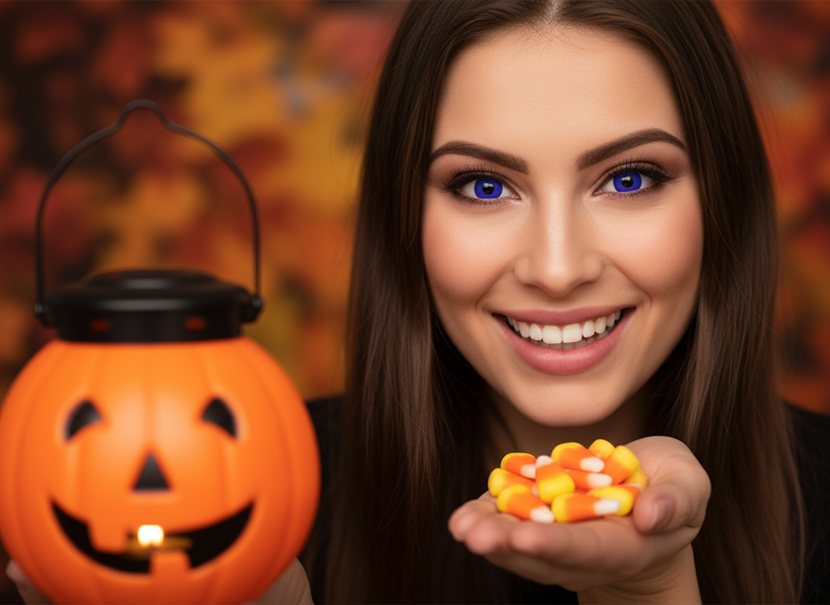 Halloween Contact Lenses One Day Use Electric Blue One Pair | Merthyr Tydfil | Why Not Shop Online